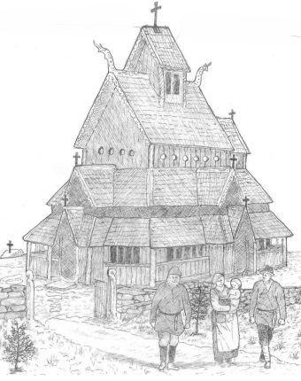 Stavkirken på Bjerkreim
